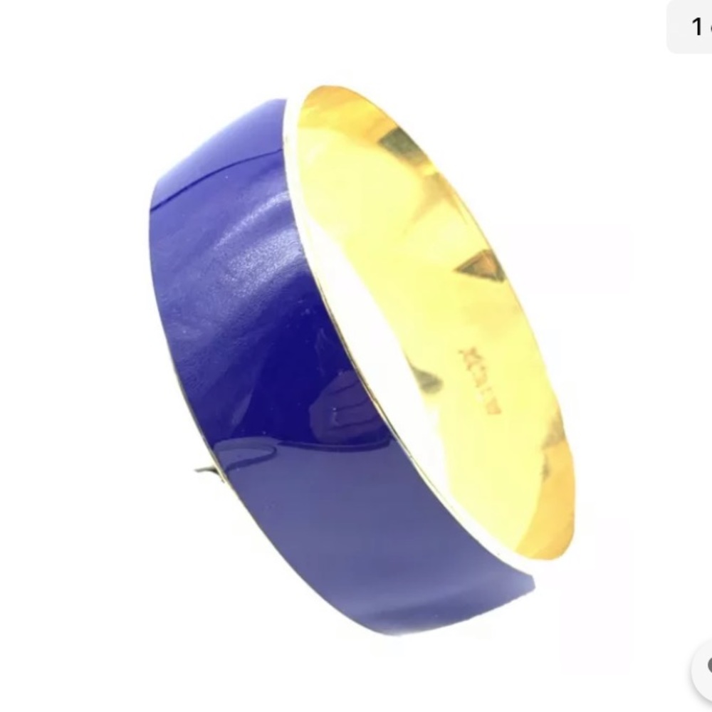 NWT Navy Lapis JCrew enamel bangle